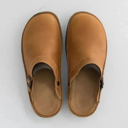 Orthopaedic House Slippers for Women, Soft Lined Slippers with Arch Support and Rubber Sole
