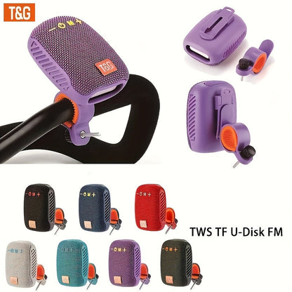 Clip-on portable Bluetooth mini speaker