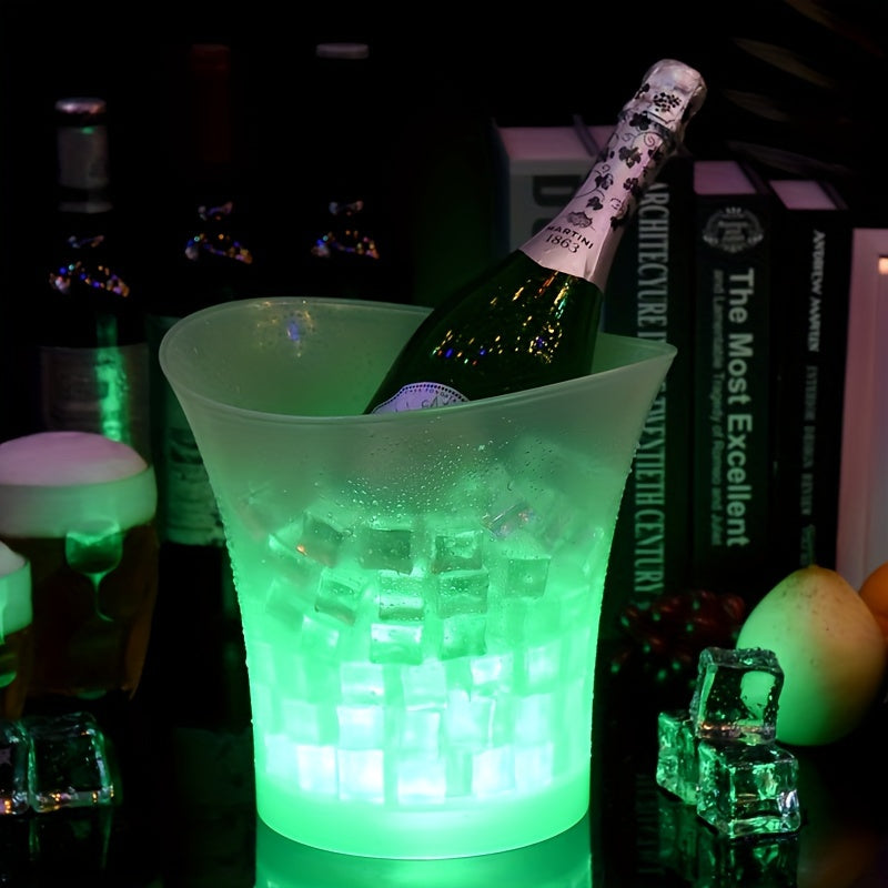 5L LED light-up ice bucket for champagne and beer