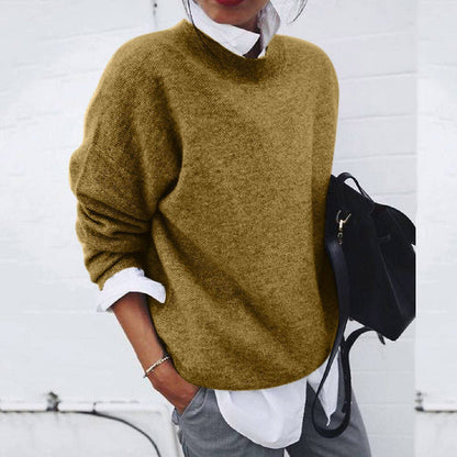 Women's minimalist cashmere jumper