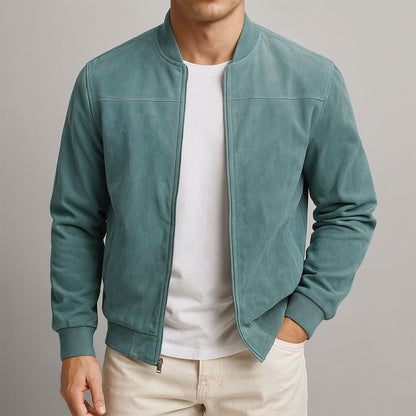 Men's modern full-zip jacket