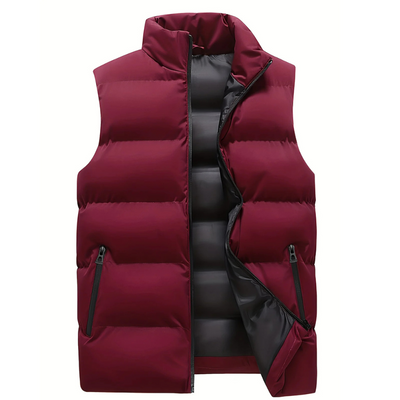 Men's Quilted Gilet – Padded Sleeveless Body Warmer Vest