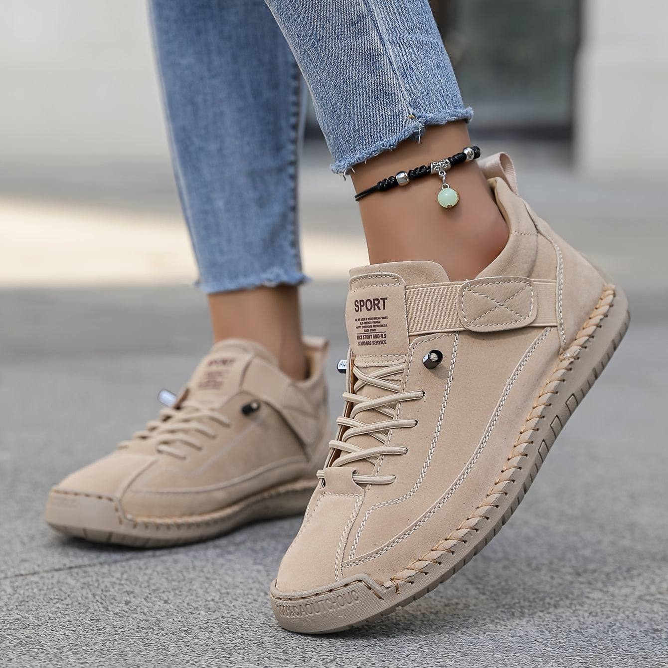 Women's cushioned comfort slip-on trainers