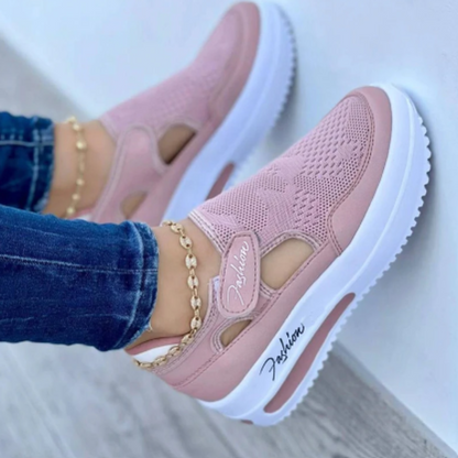 Orthopaedic Walking Shoes for Women, Breathable Comfort Trainers with Arch Support