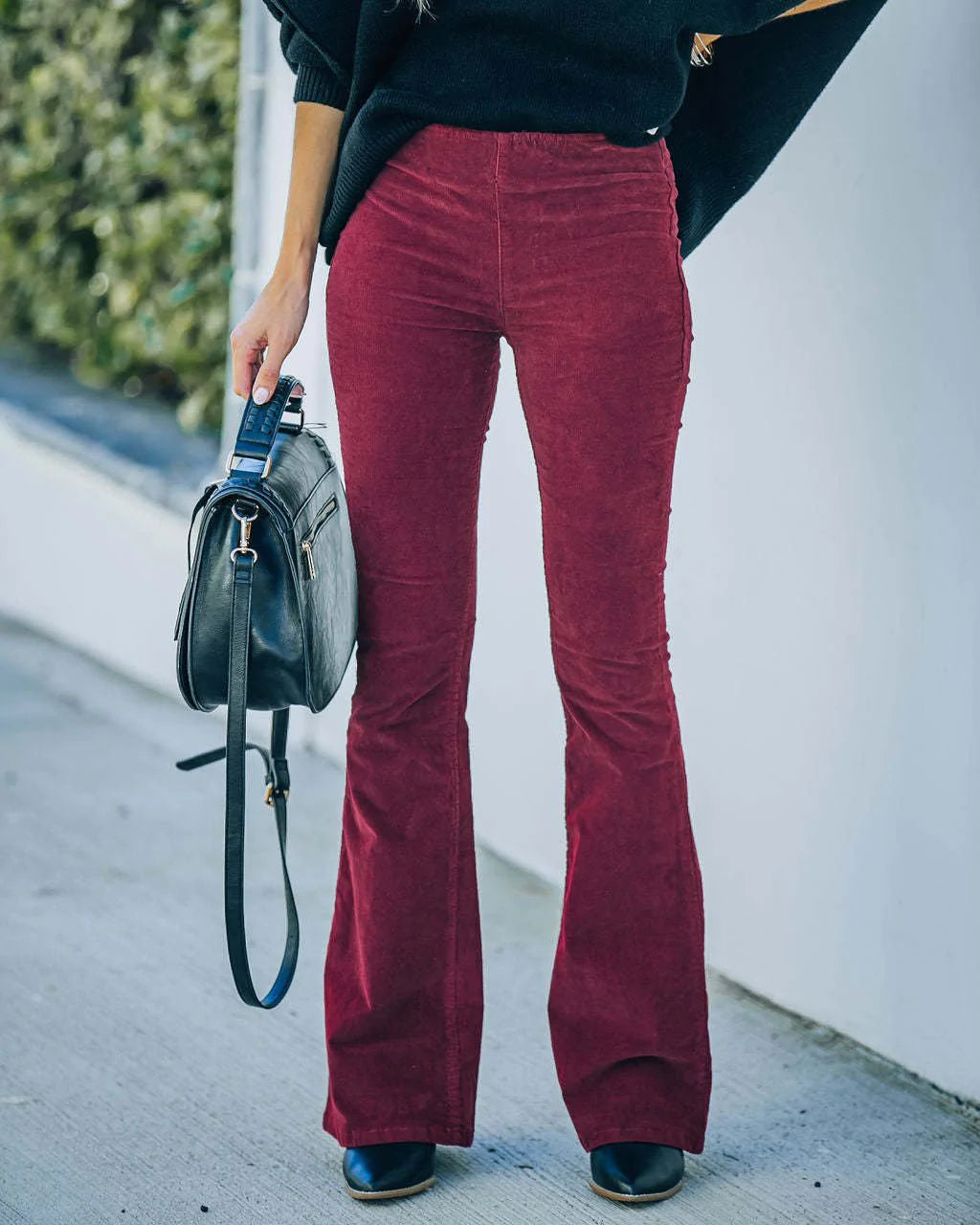 Women's retro cord trousers
