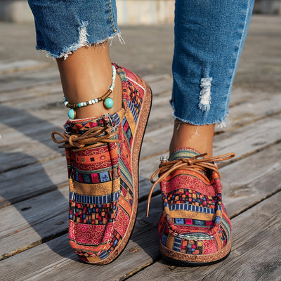 Women's Orthopaedic Shoes – Lace-Up Cushioned Trainers