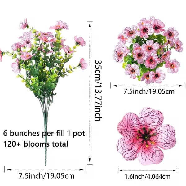 UV-Resistant Artificial Flowers – Indoor & Outdoor Decoration