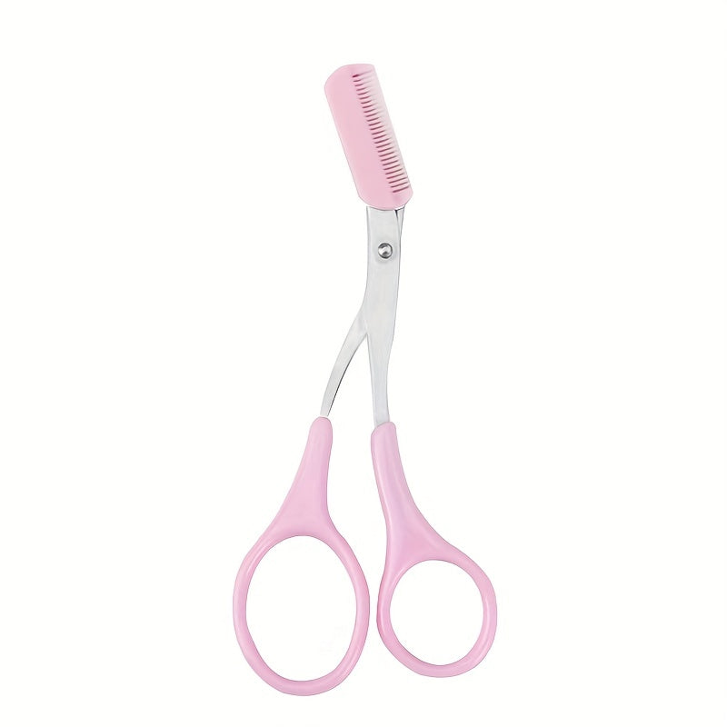 Eyebrow Scissors with Comb – Precise Stainless Steel Grooming Scissors