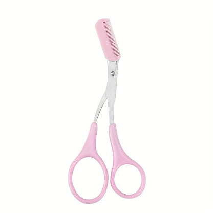 Eyebrow Scissors with Comb – Precise Stainless Steel Grooming Scissors