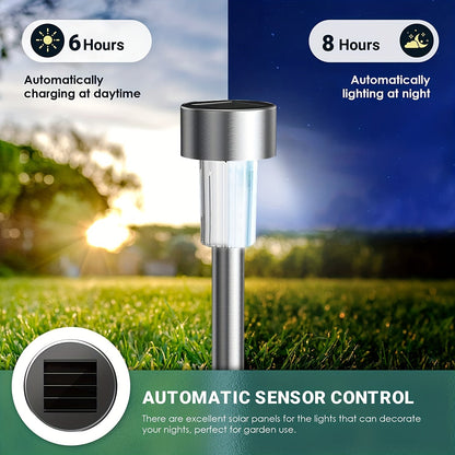 Solar Sensor Garden Lights Set – Stylish Outdoor Path Lighting