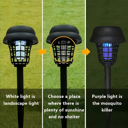 Solar Insect Killer Lamp – Mosquito & Fly Trap, Set of 2