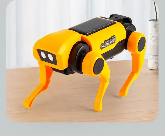 2-in-1 solar robot building kit dog and cat