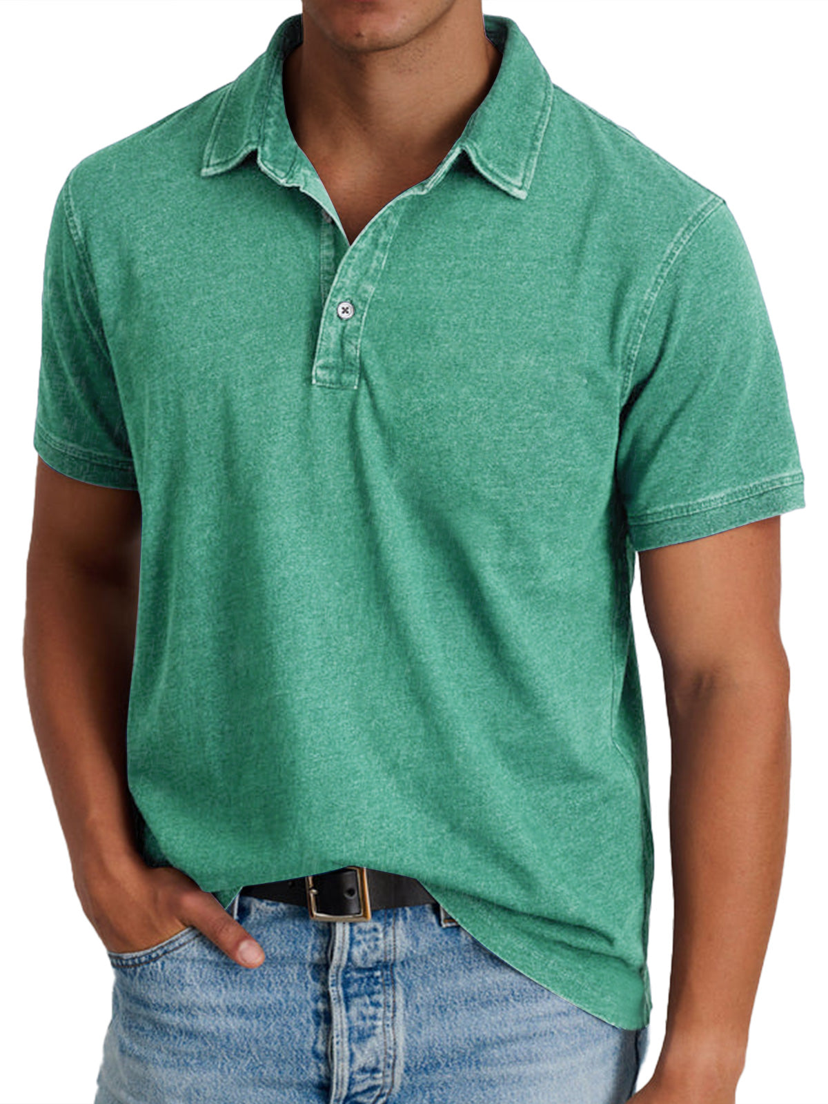 Men's cotton polo shirt