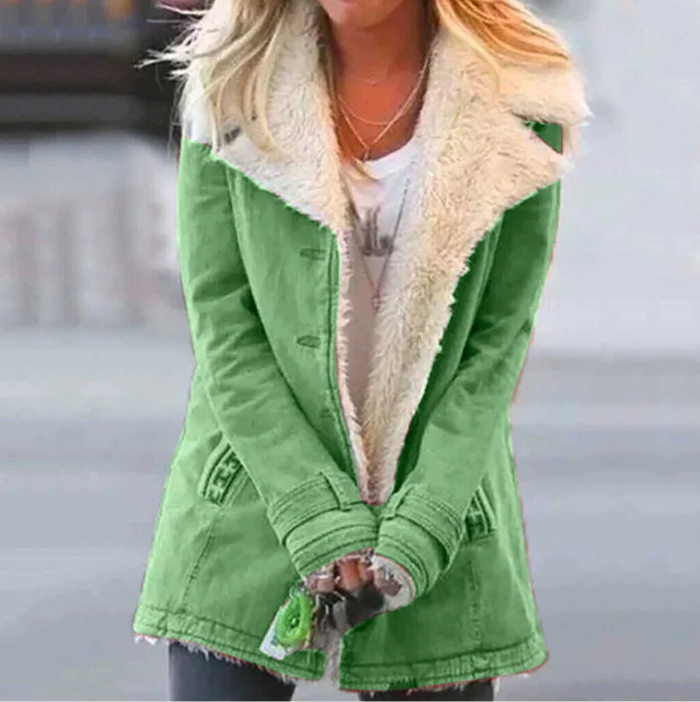 Women's thermal insulated jacket - front
