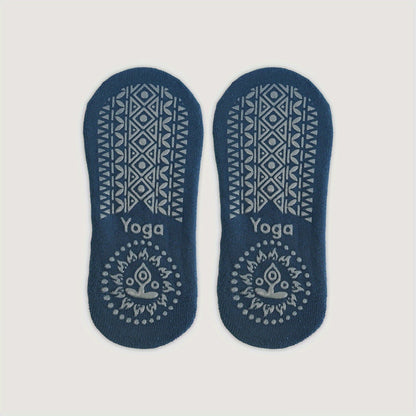 Cross-Strap Yoga Socks for Stability