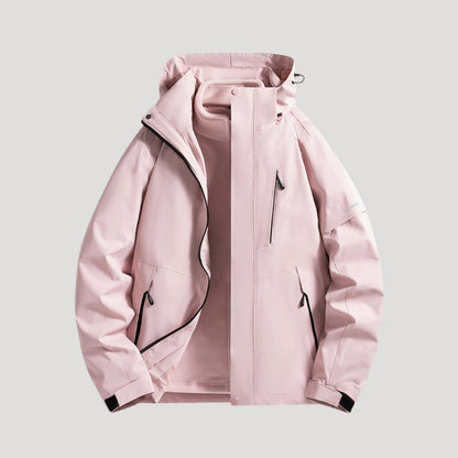 Women's Windbreaker Jacket – Waterproof Hooded Outdoor Coat
