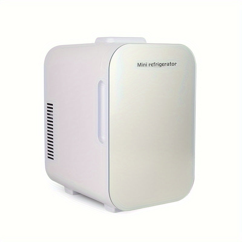 8L portable mini fridge with glass door