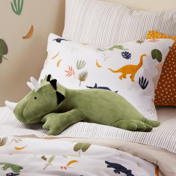 Weighted dinosaur plush calming cuddle toy