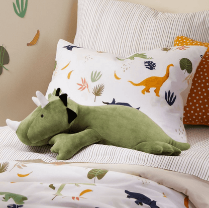 Weighted dinosaur plush calming cuddle toy