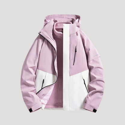 Women's Windbreaker Jacket – Waterproof Hooded Outdoor Coat