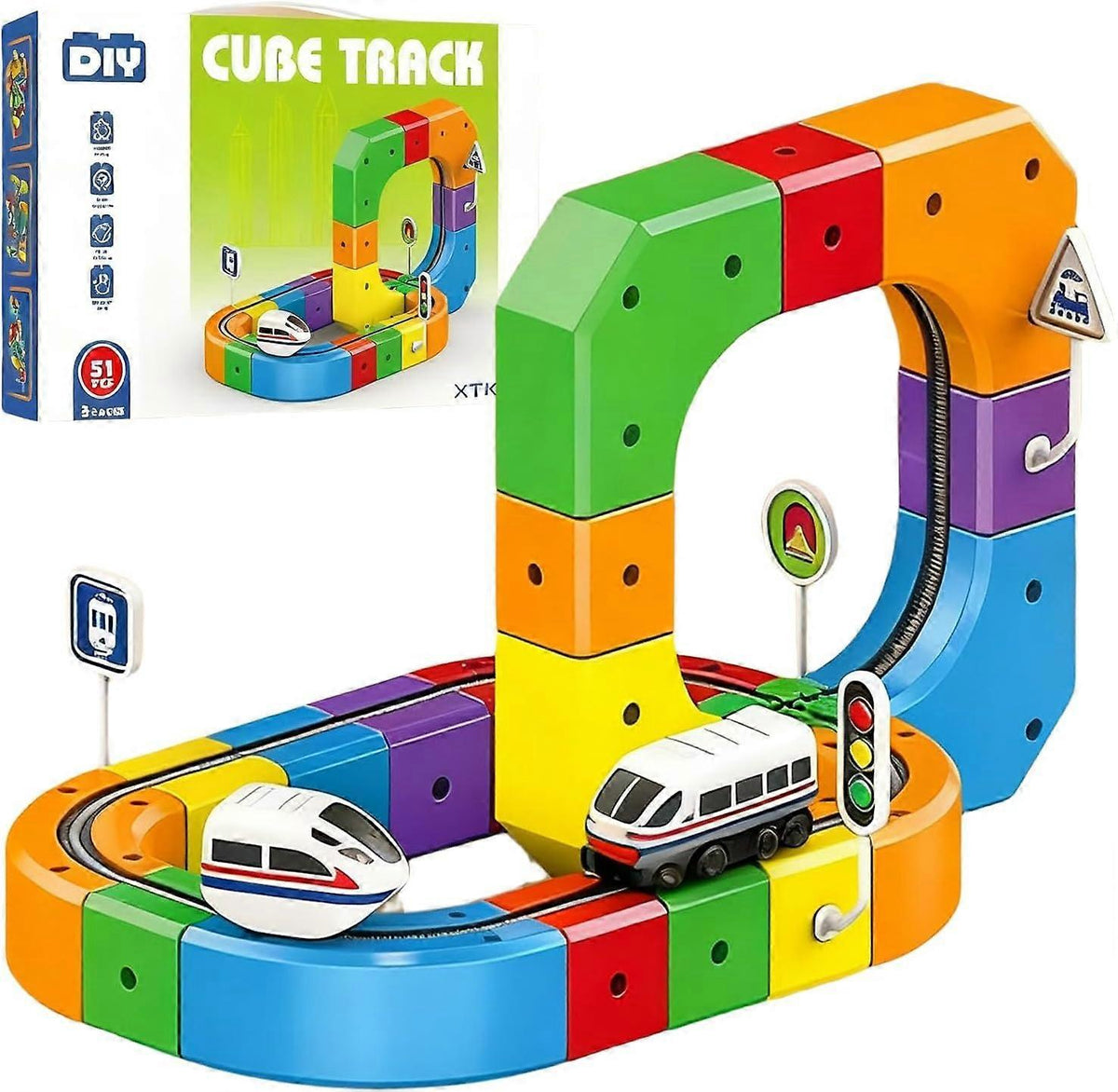 DIY Modular Race Track Set – Build-Your-Own Track with Cars