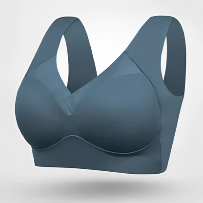 Women's V-neck pull-on bra - detail