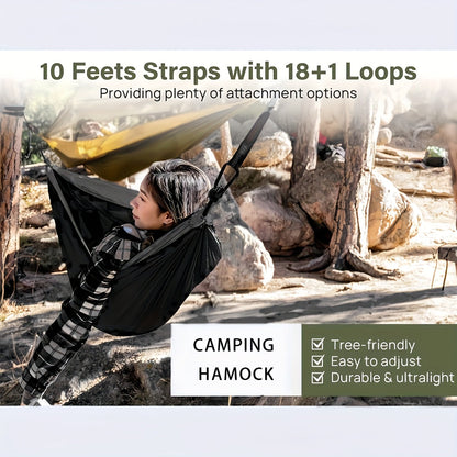 Parachute Hammock – Lightweight Nylon Camping Hammock