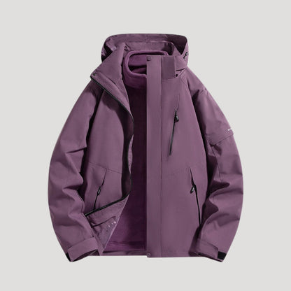 Women's Windbreaker Jacket – Waterproof Hooded Outdoor Coat