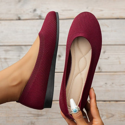 Women's slip-on cushioned comfort trainers