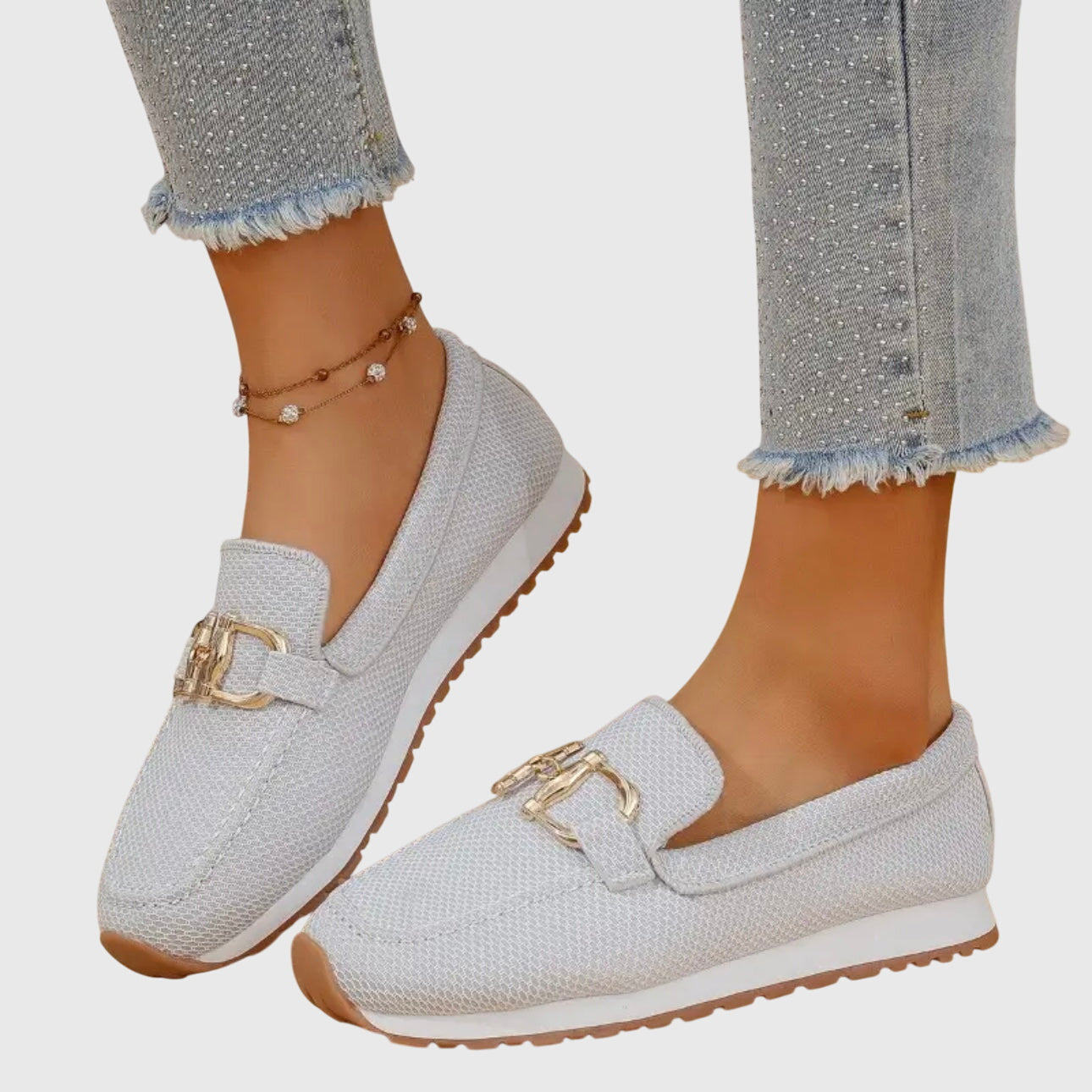 Women's slip-on cushioned comfort loafers
