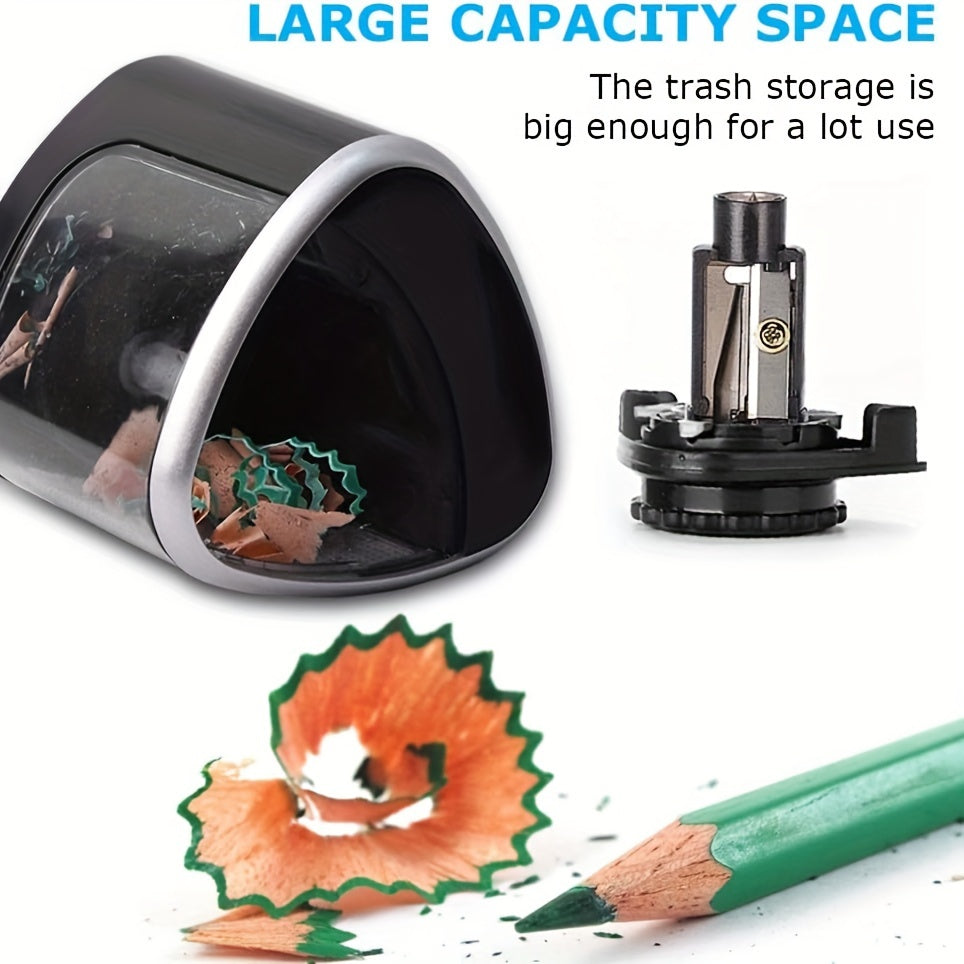 Electric Pencil Sharpener – Auto-Stop USB Sharpener