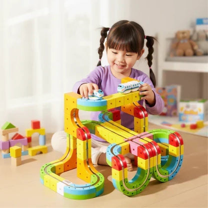 Build-your-own race track pieces