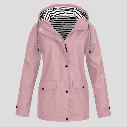 Women's Waterproof Jacket – Windproof Hooded Rain Coat
