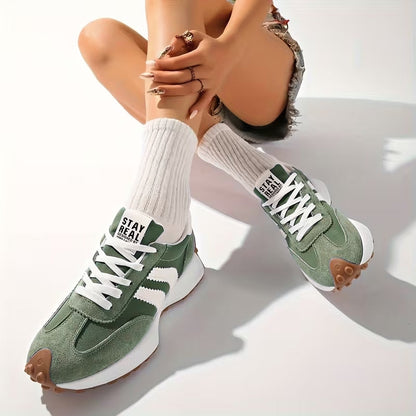 Women's vintage platform sneakers