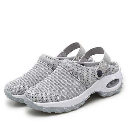 Orthopaedic Air Cushioned Shoes for Women – Breathable Mesh Trainers with Arch Support