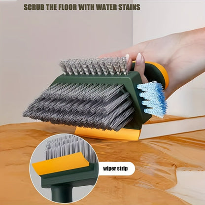 2-in-1 grout and floor scrub brush