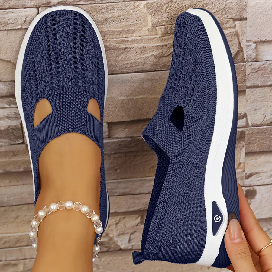 Women's arch-support slip-on shoes