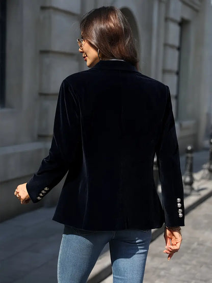 Women's single-button blazer colour option