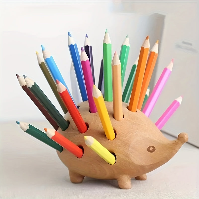 Hedgehog Pen Holder – Resin Desk Organiser
