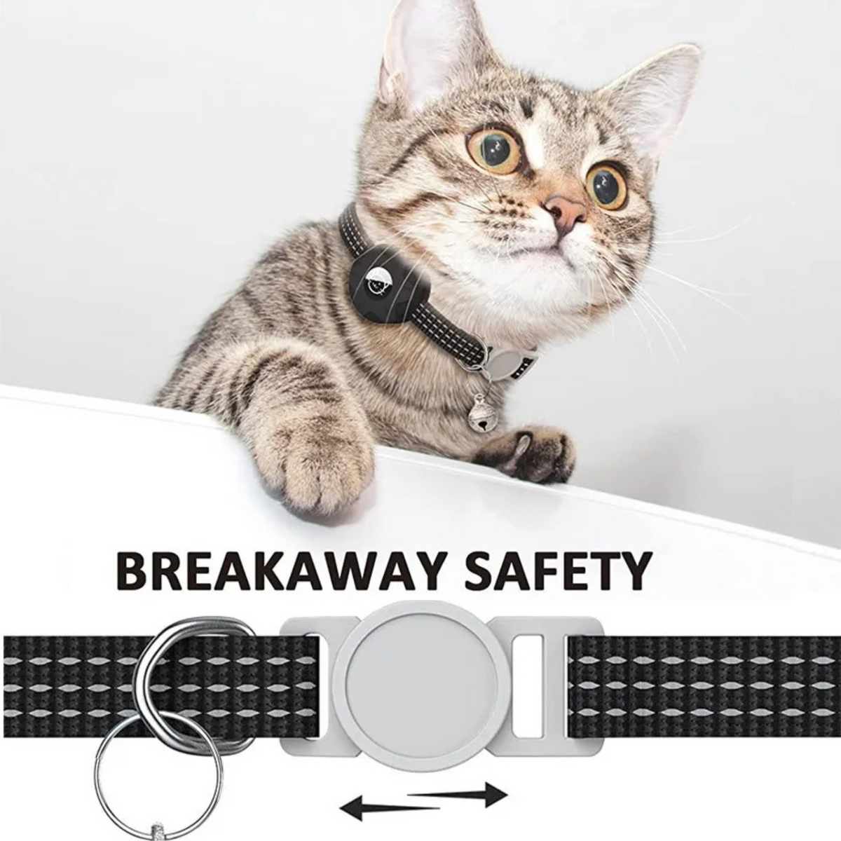 Smart pet tracker collar for cats and dogs