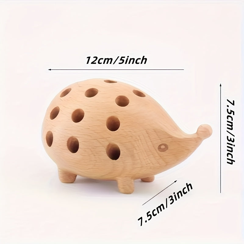 Hedgehog Pen Holder – Resin Desk Organiser