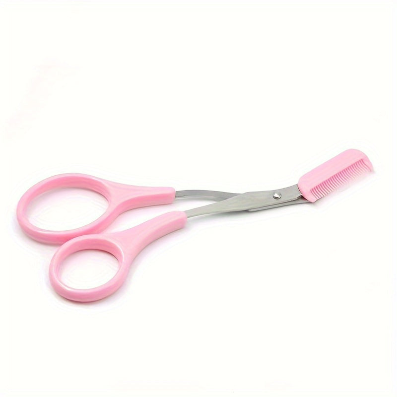Eyebrow scissors with comb