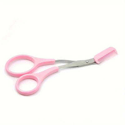 Eyebrow Scissors with Comb – Precise Stainless Steel Grooming Scissors