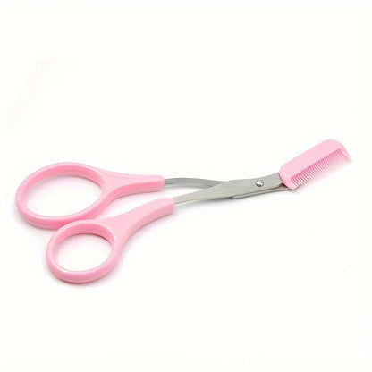 Eyebrow scissors with comb
