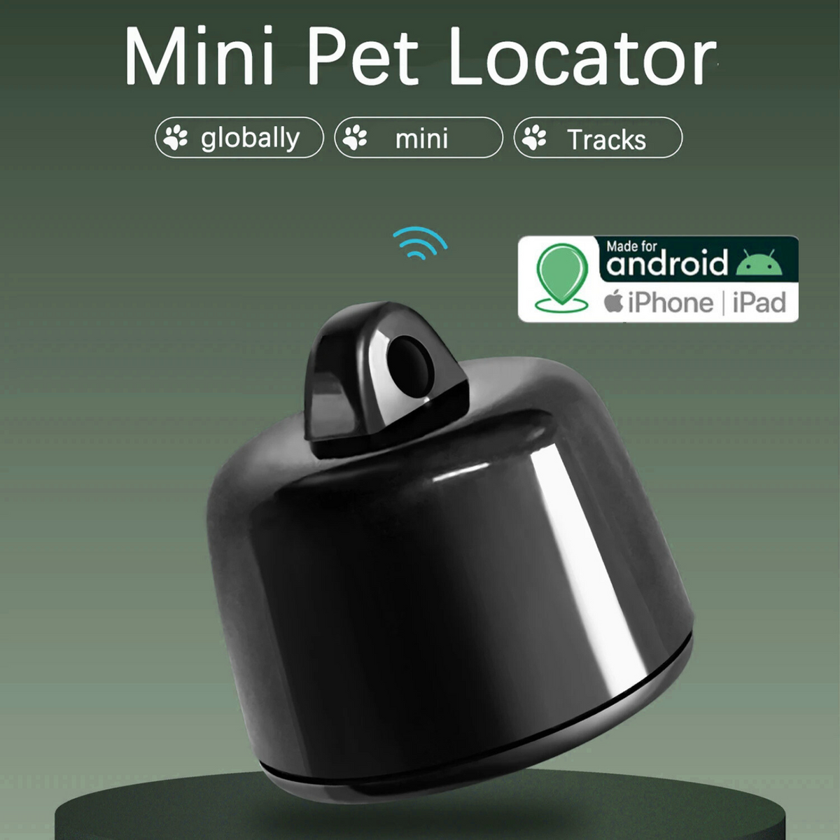 Mini Bluetooth pet tracker for cats and small dogs