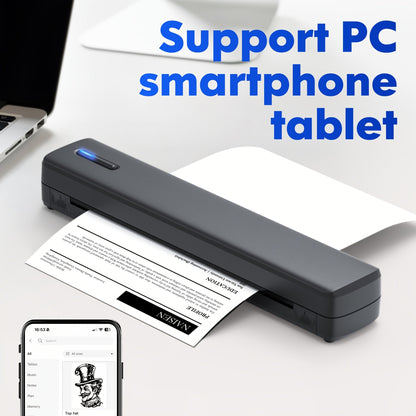 Portable Thermal Printer – Wireless Inkless A4 Printer
