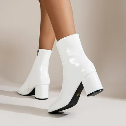 Women's Ankle Boots – Elegant Versatile Heeled Boots