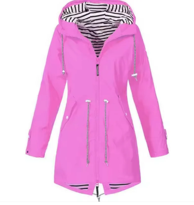 Women's hooded spring jacket - detail
