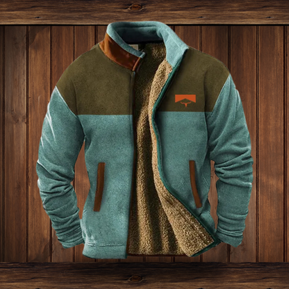Women's 3D print full-zip jacket