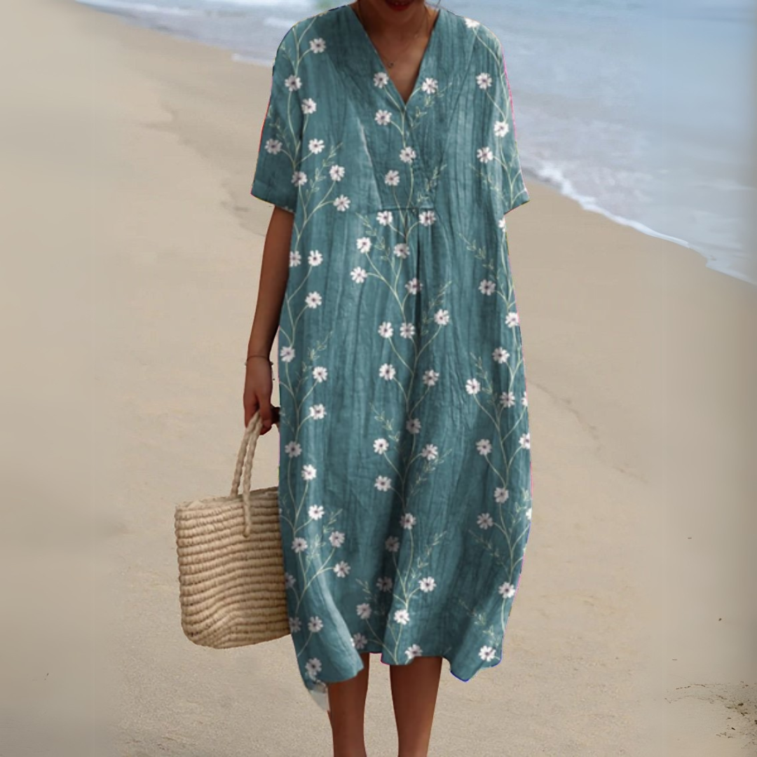 Women's multicolour floral summer dress
